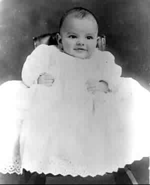 Baby picture of Woodrow Crawford